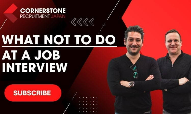 What NOT to do at an Interview